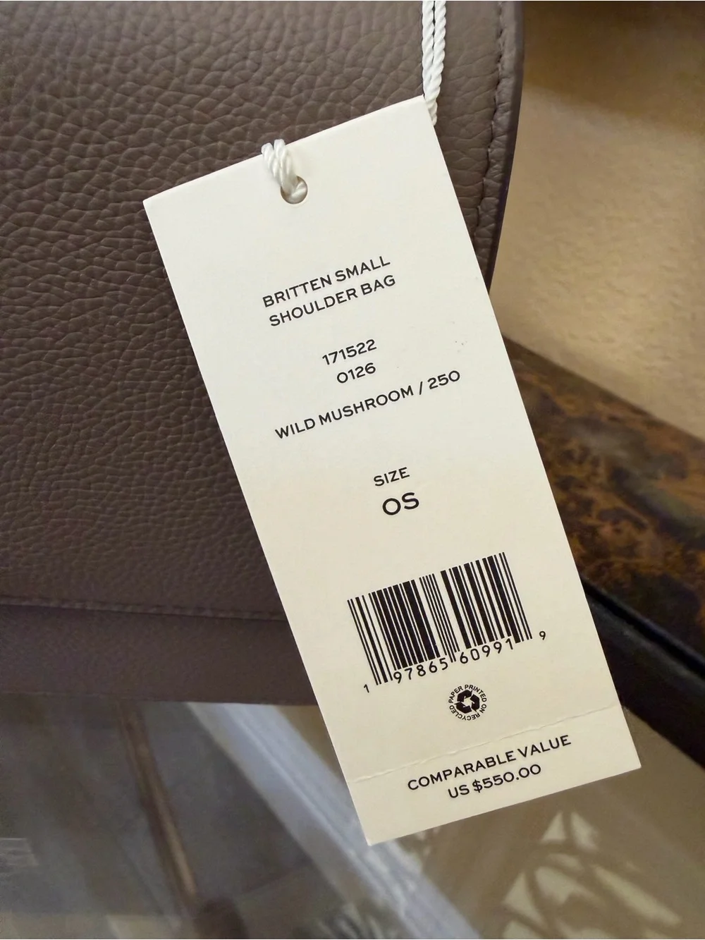 Tory Burch Britten Convertible Shoulder Bag( Sold)